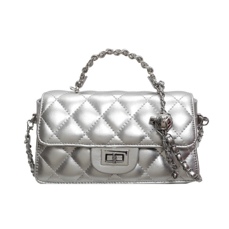 Timeless Elegance Flap Bag with Top Handle