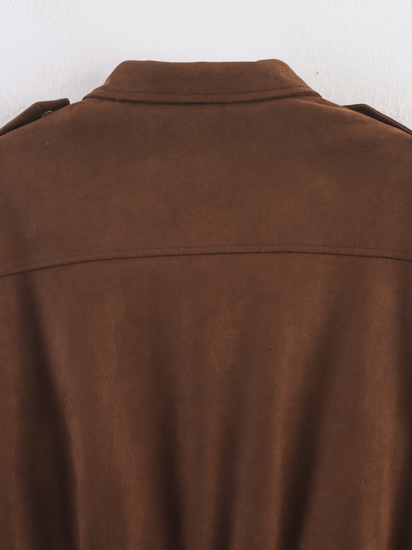 Timeless Suede Zip Jacket - Ashen Grey