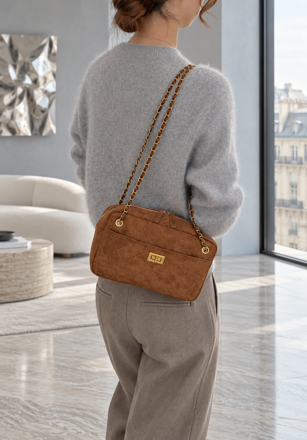 Toast of Paris Bag - Caramel Brown