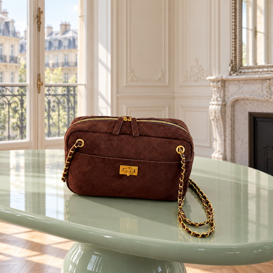 Toast of Paris Bag - Espresso Brown