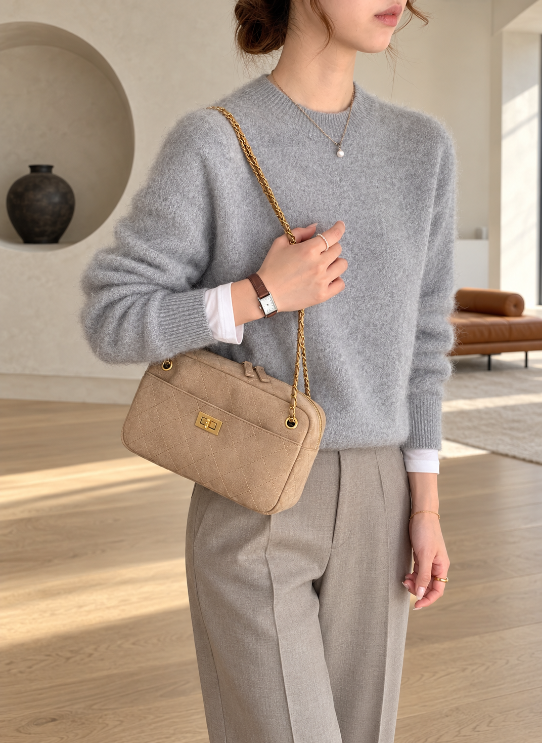 Toast of Paris Bag - Caramel Brown
