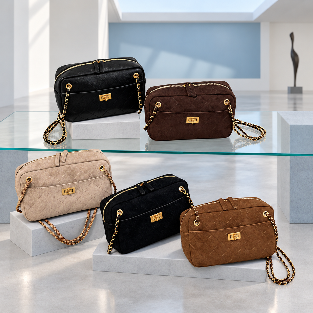 Toast of Paris Bag - Caramel Brown
