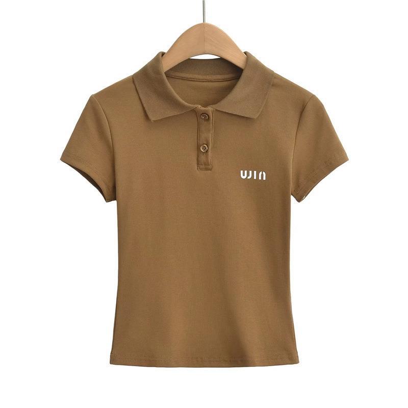 Varsity Polo Tee - Mystic Grey