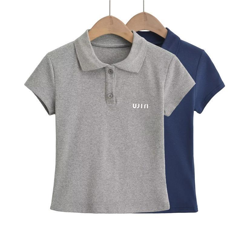 Varsity Polo Tee - Mystic Grey