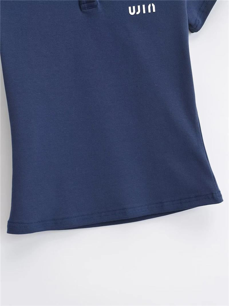 Varsity Polo Tee - Mystic Grey