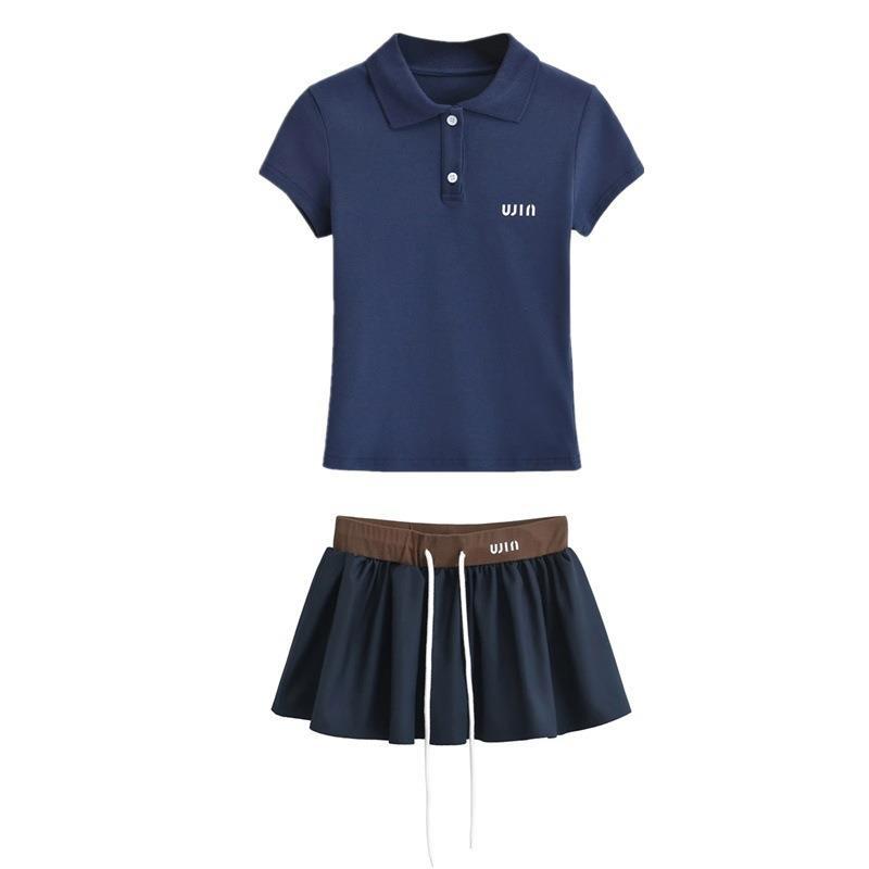Varsity Polo Tee - Mystic Grey