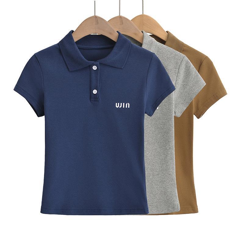 Varsity Polo Tee - Mystic Grey