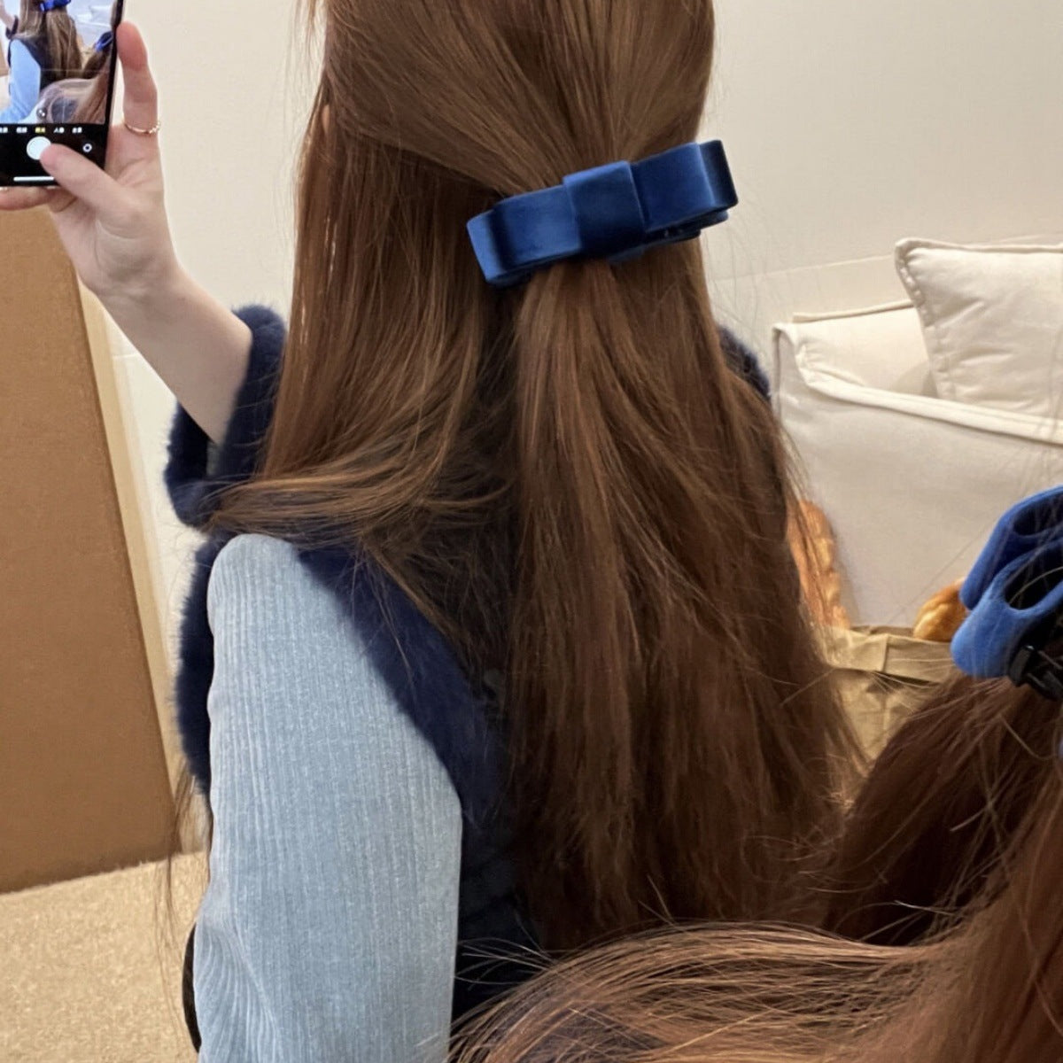 Velvet Belle Spring Clip - Candy Lilac