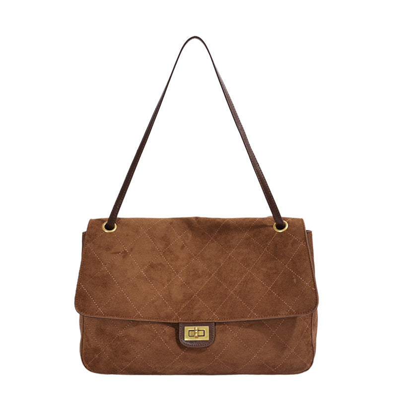 Verona Fable Shoulder Bag - Khaki Beige