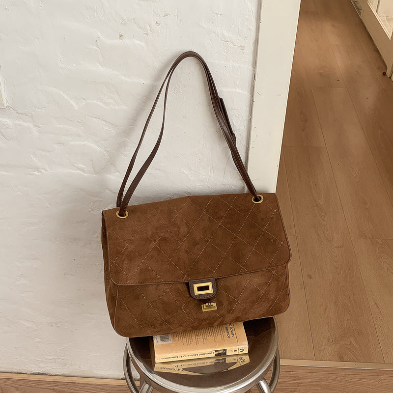 Verona Fable Shoulder Bag - Khaki Beige
