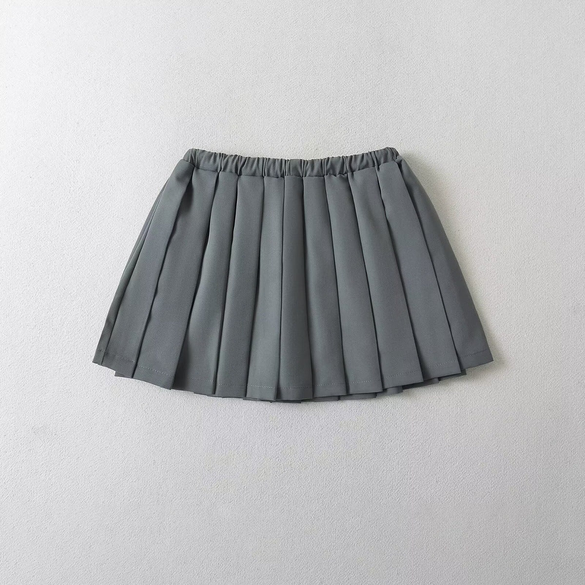 Vintage Low-Rise Pleated Skirt - Blanc White