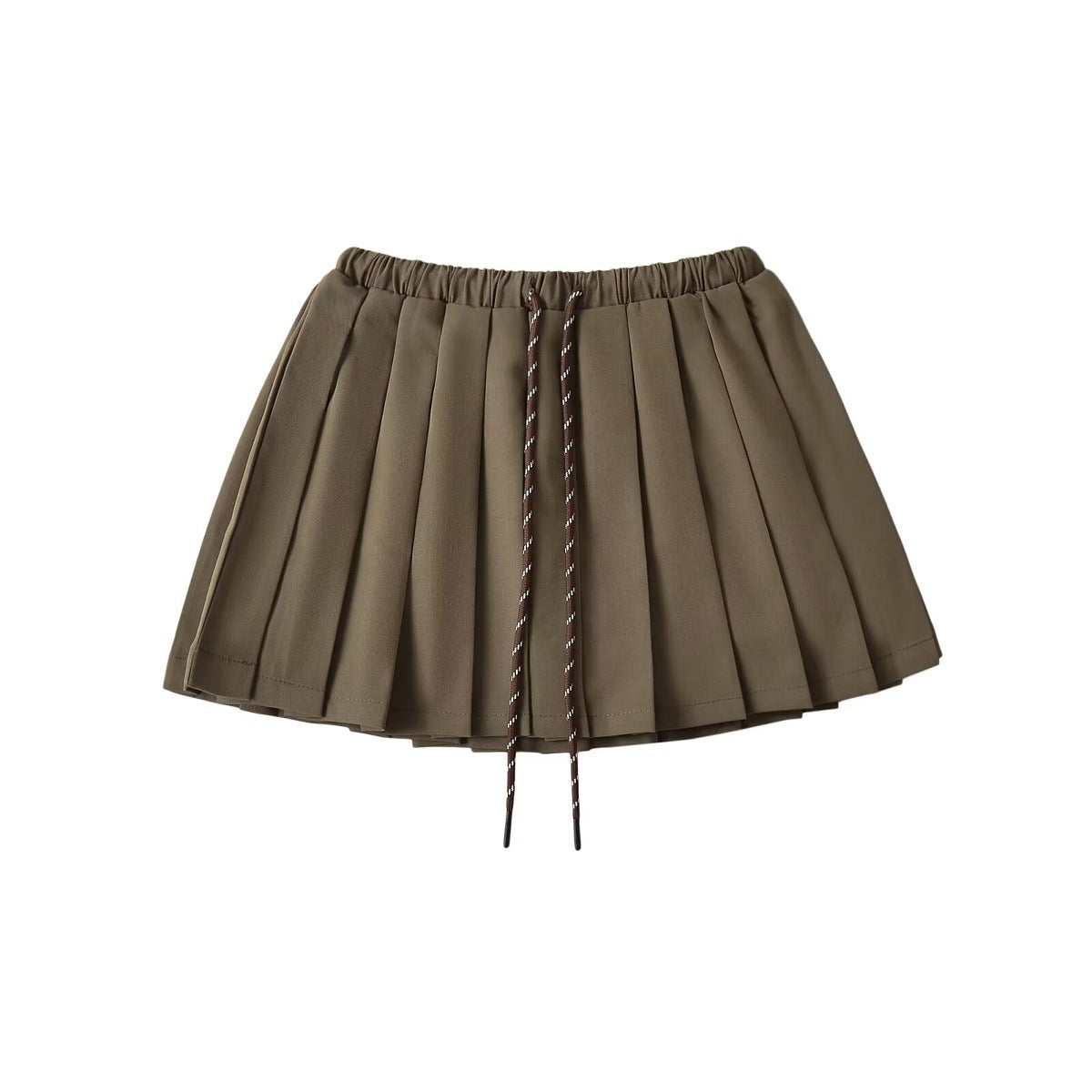 Vintage Low-Rise Pleated Skirt - Blanc White