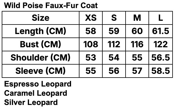 Wild Poise Faux Fur Coat - Ivory Leopard
