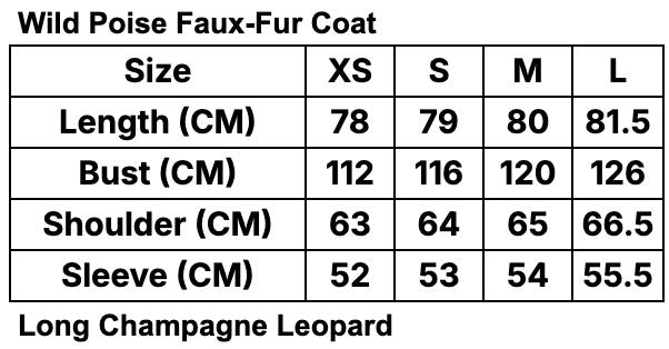 Wild Poise Faux Fur Coat - Ivory Leopard